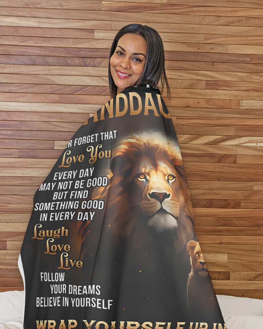 Special Gift For Your Granddaughter Blanket - From Grandpa (SKU2605-212)
