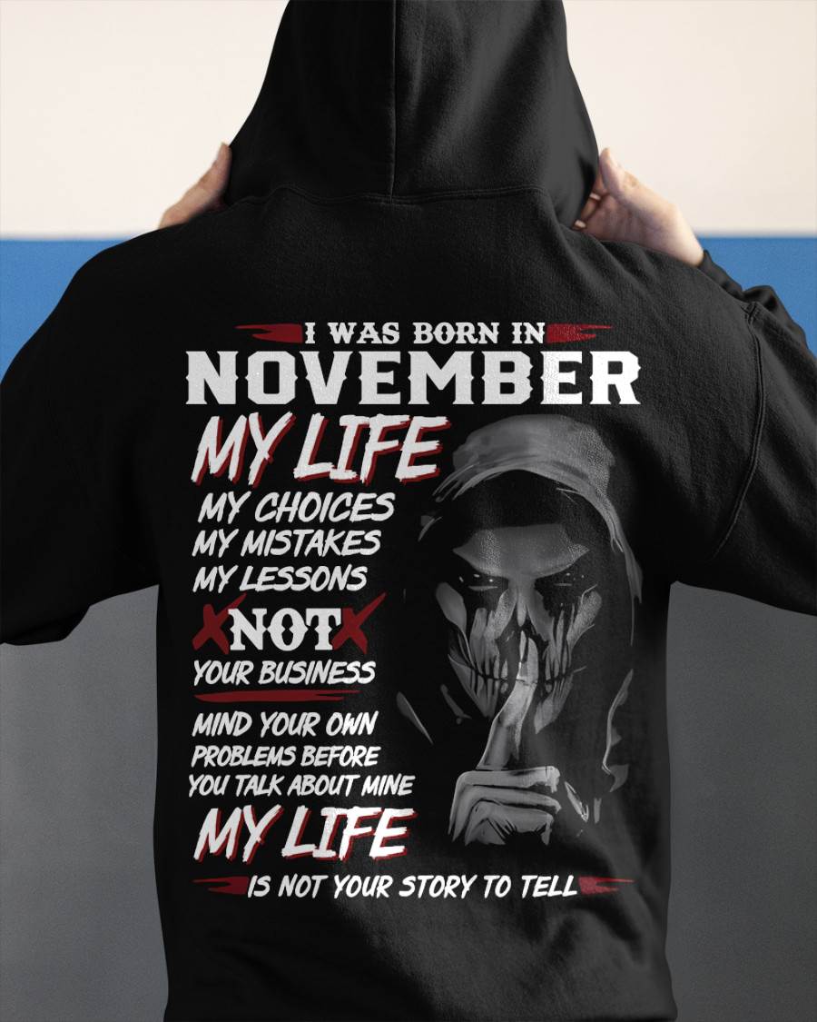 I WAS BORN IN NOVEMBER - FMA (SKU08-36-11)