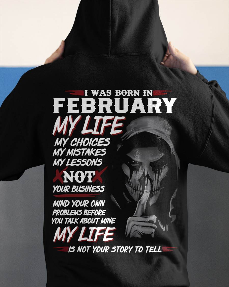 I WAS BORN IN FEBRUARY- FMA (SKU08-36-02)