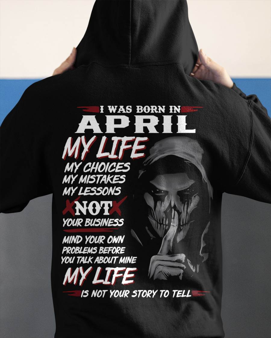 I WAS BORN IN APRIL - FMA (SKU08-36-04)