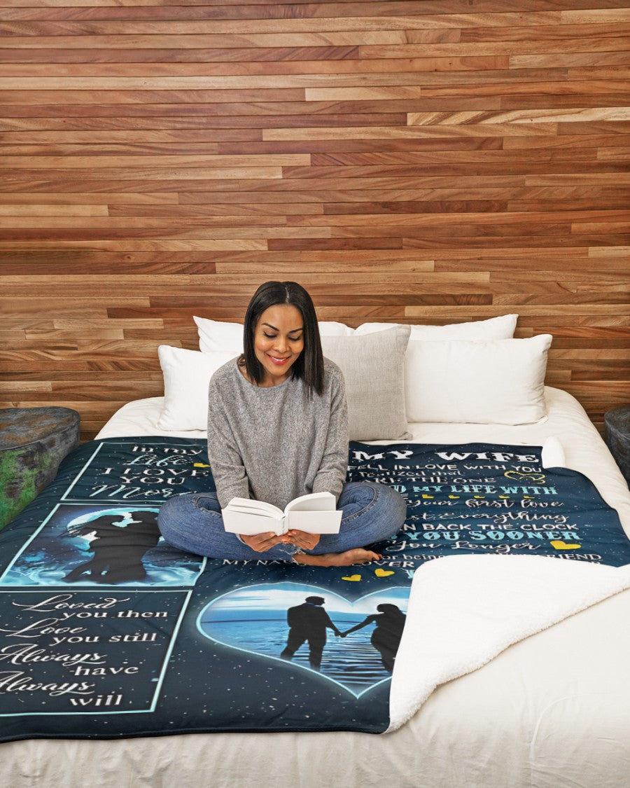 Special Gift For Your Wife Blanket - From Husband (SKU-CHAU-B11)