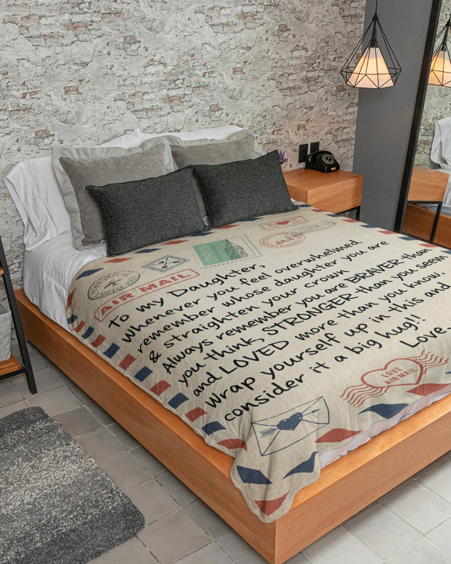 Special Gift For Your Daughter Blanket - From Mom