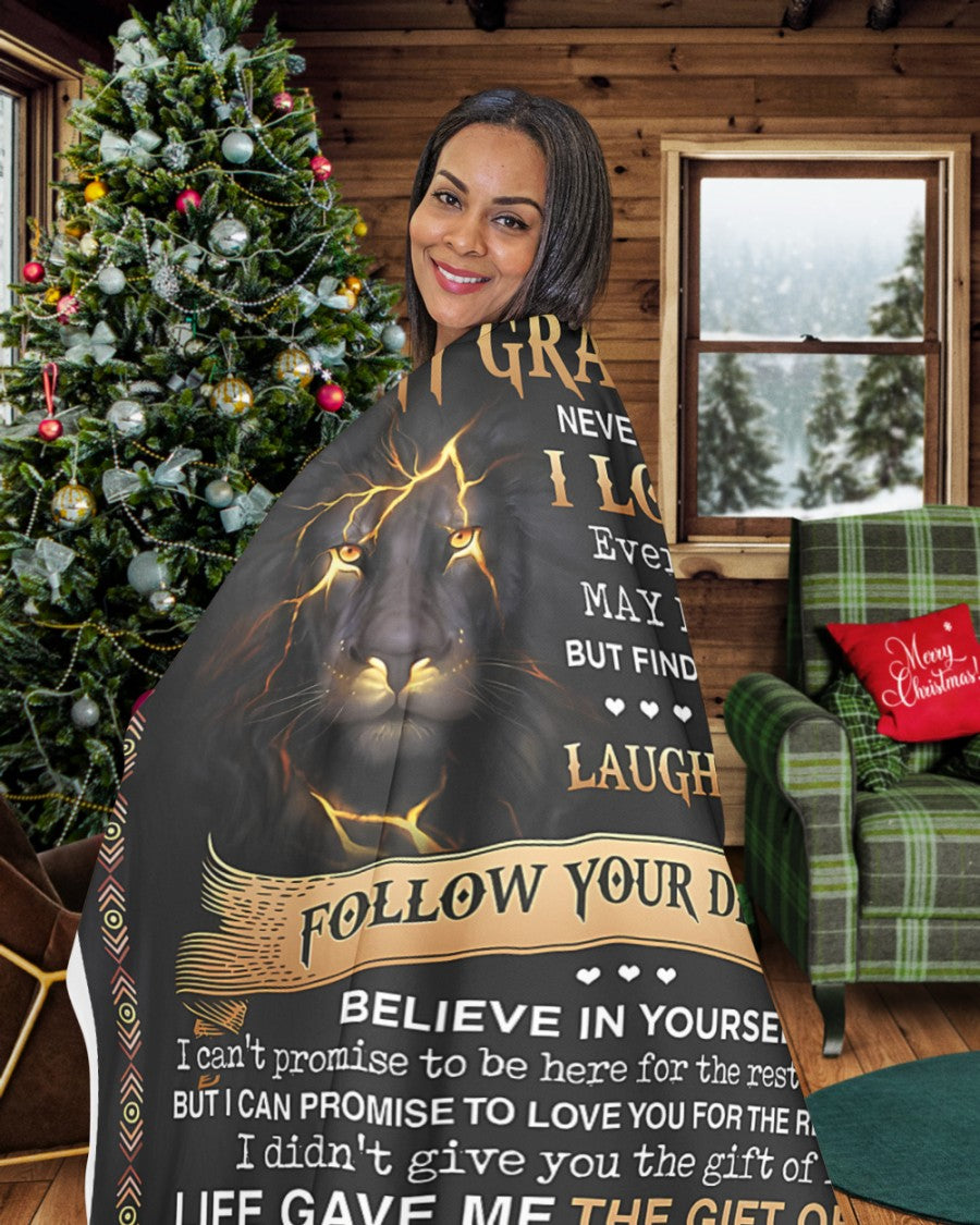 Special Gift For Your Grandson Blanket - From NANNY (SKU-CHAU-B07)