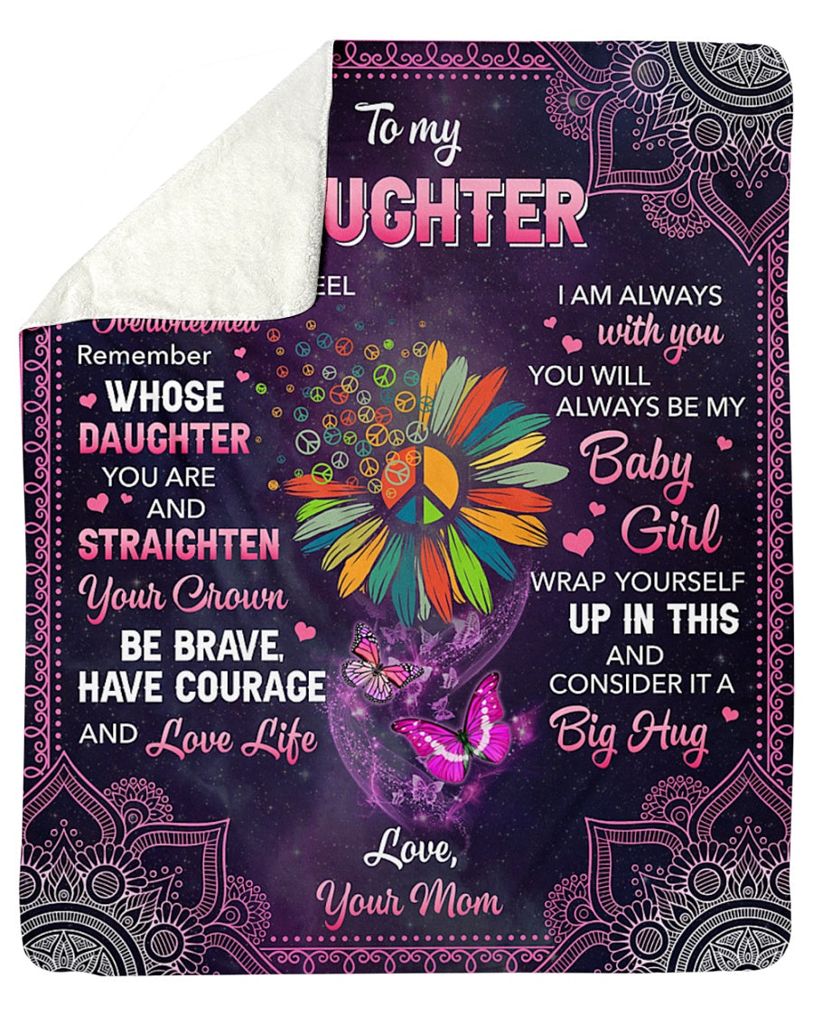 Special Gift For Your Daughter Blanket - From Mom