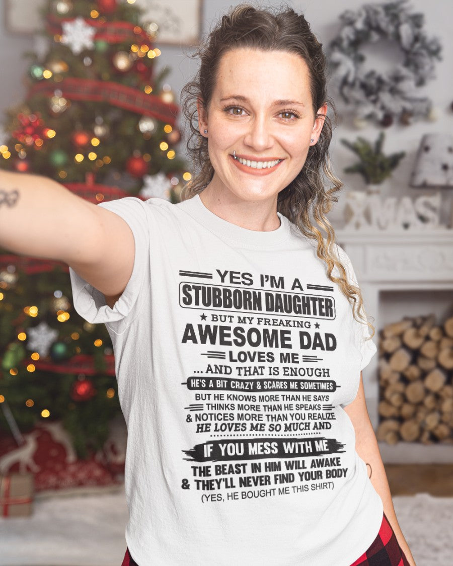 YES I'M A STUBBORN DAUGHTER ccdi00 - FROM MAN (SKU07-186-00)