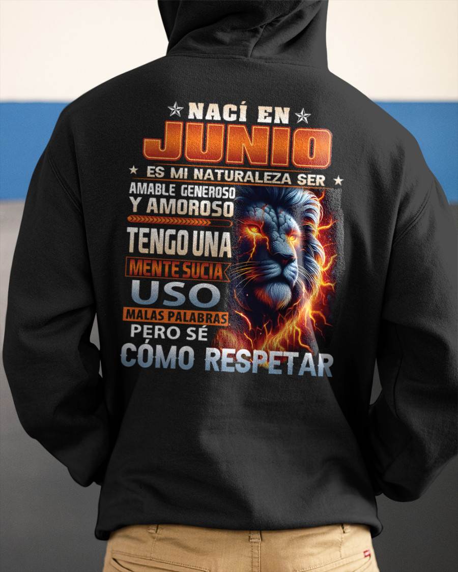 JUNIO - MENTE SUCIA PERO SÉ RESPETAR - REGALO DE CUMPLEAÑOS PARA HOMBRES - CCDI06sp (SKU10-68-06)