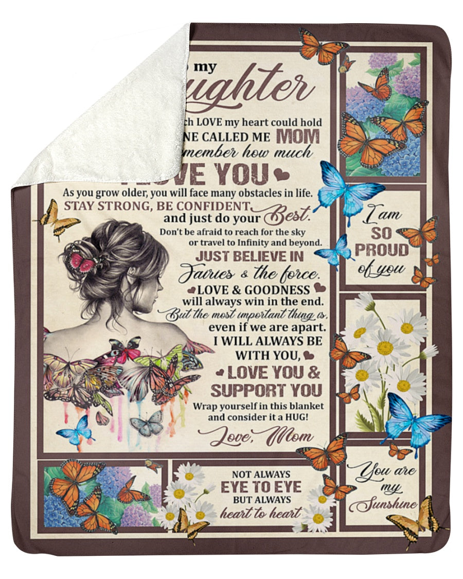Special Gift For Your Daughter Blanket - From Mom (SKUB10-83)