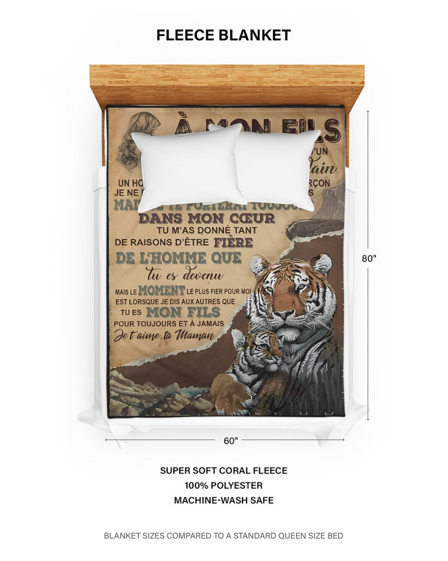 Cadeau Spécial Pour Ton Fils Couverture - De Maman (SKU-CHAU-B06)