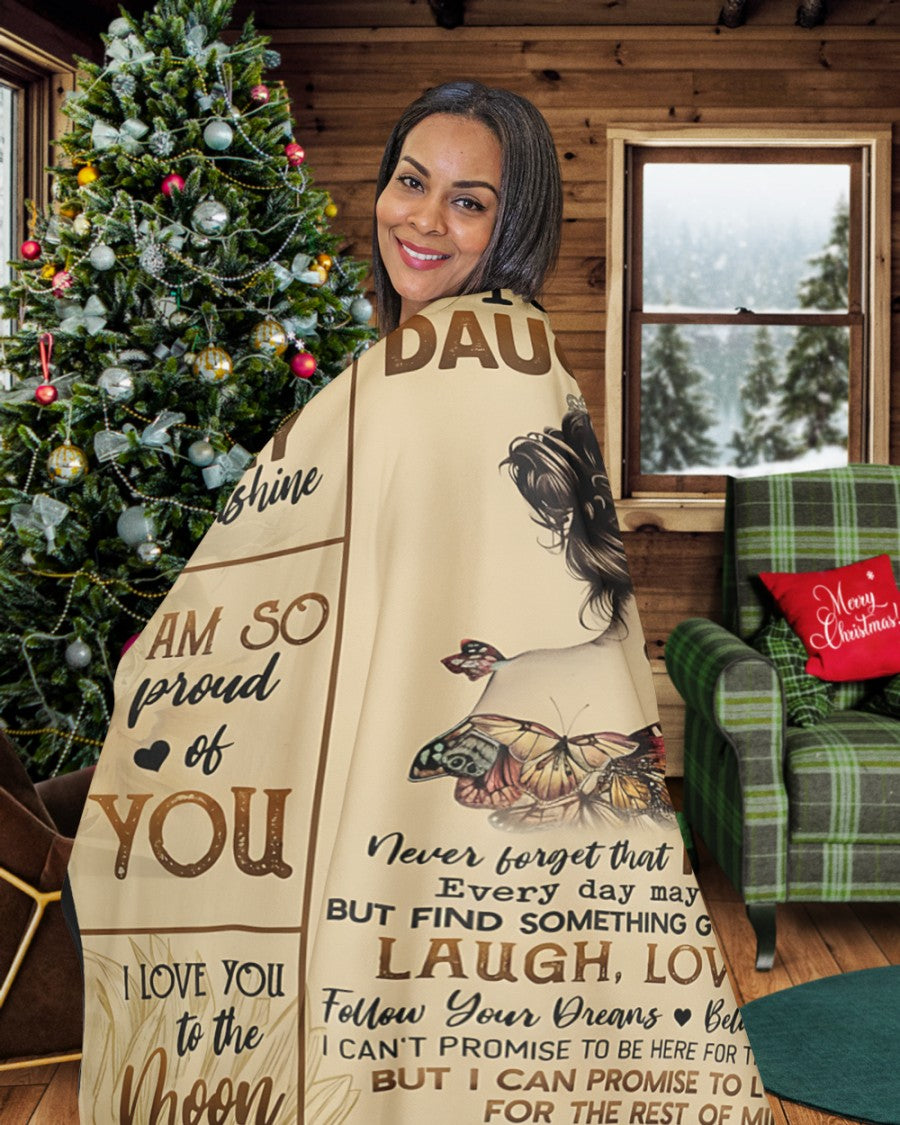 Special Gift For Your Daughter Blanket - From Mom (SKUB12-188)