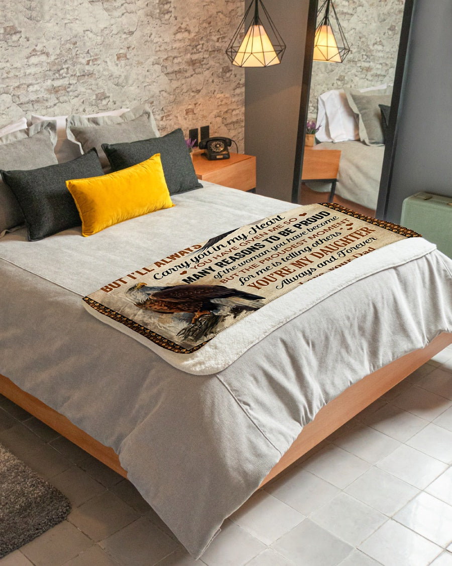 Special Gift For Your Daughter Blanket - From Dad