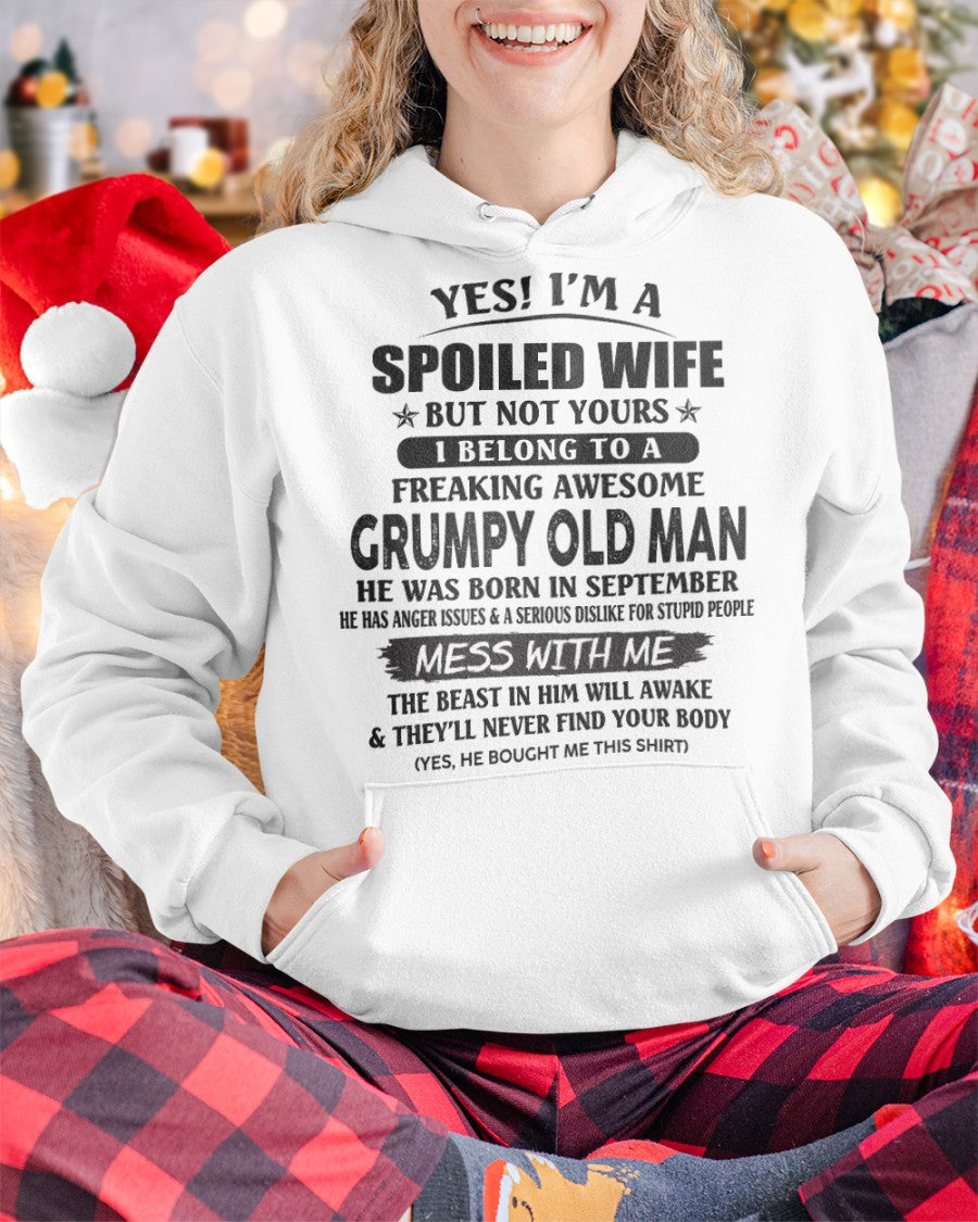Grumpy Old Man September – Perfect gift for your wife From Husband – CCDI09 (SKU08-63-09)