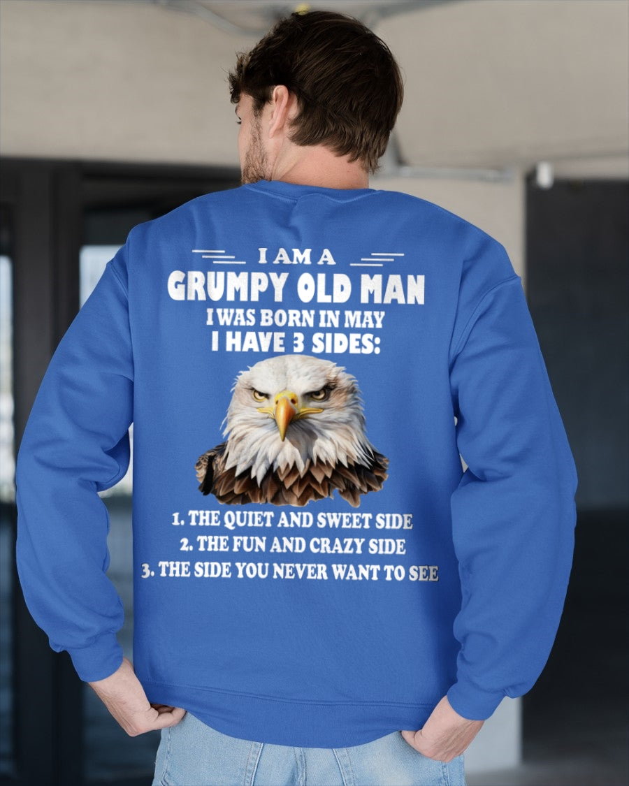 I'M A GRUMPY OLD MAN BORN IN MAY AND I HAVE 3 SIDES - ccdi05 male (SKU-S3-05)