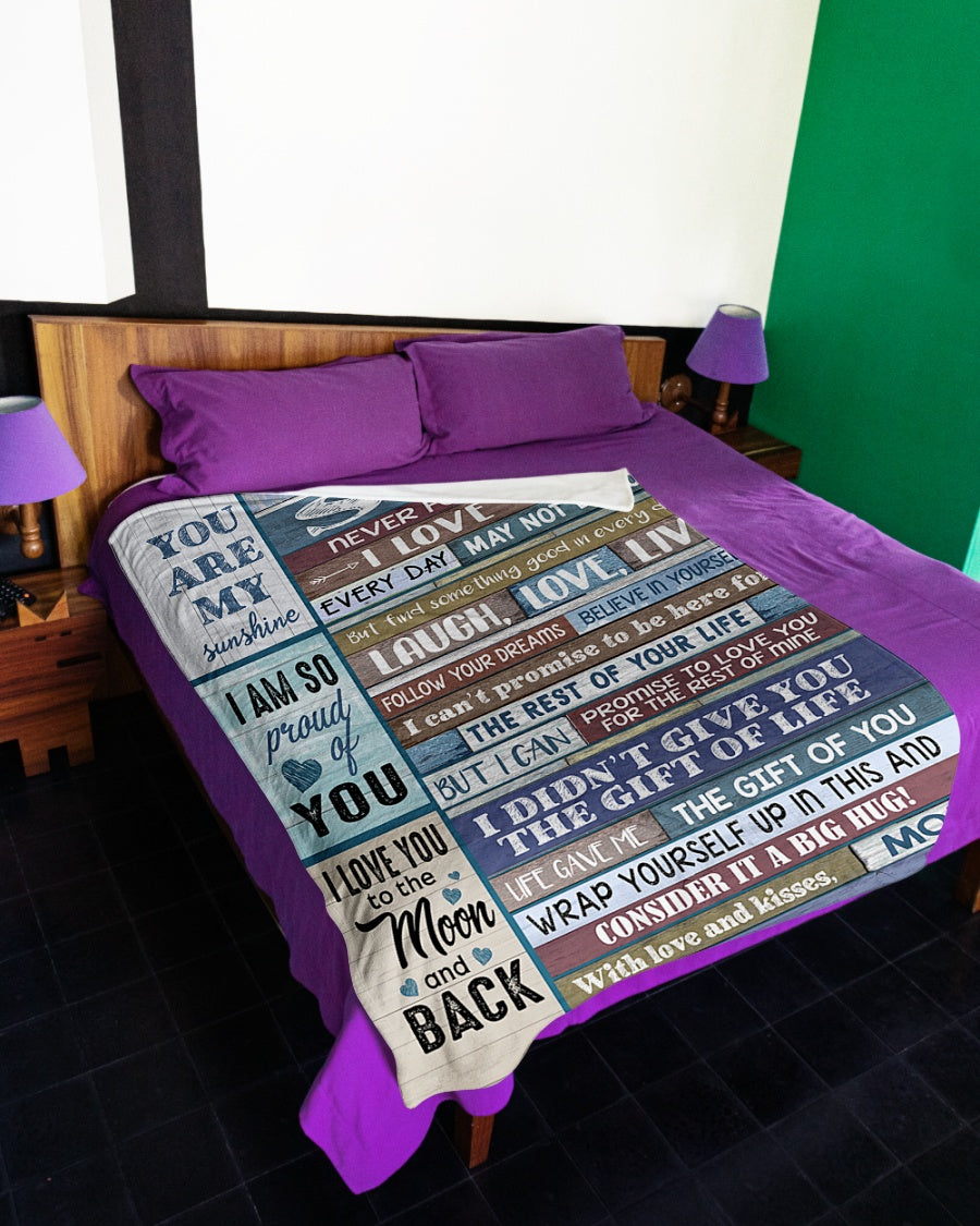 Special Gift For Your Son Blanket - From Mom (SKUB12-75)