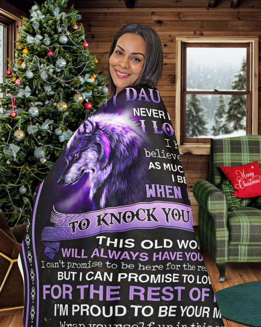 Special Gift For Your Daughter Blanket - From Mom (SKU2604-97)
