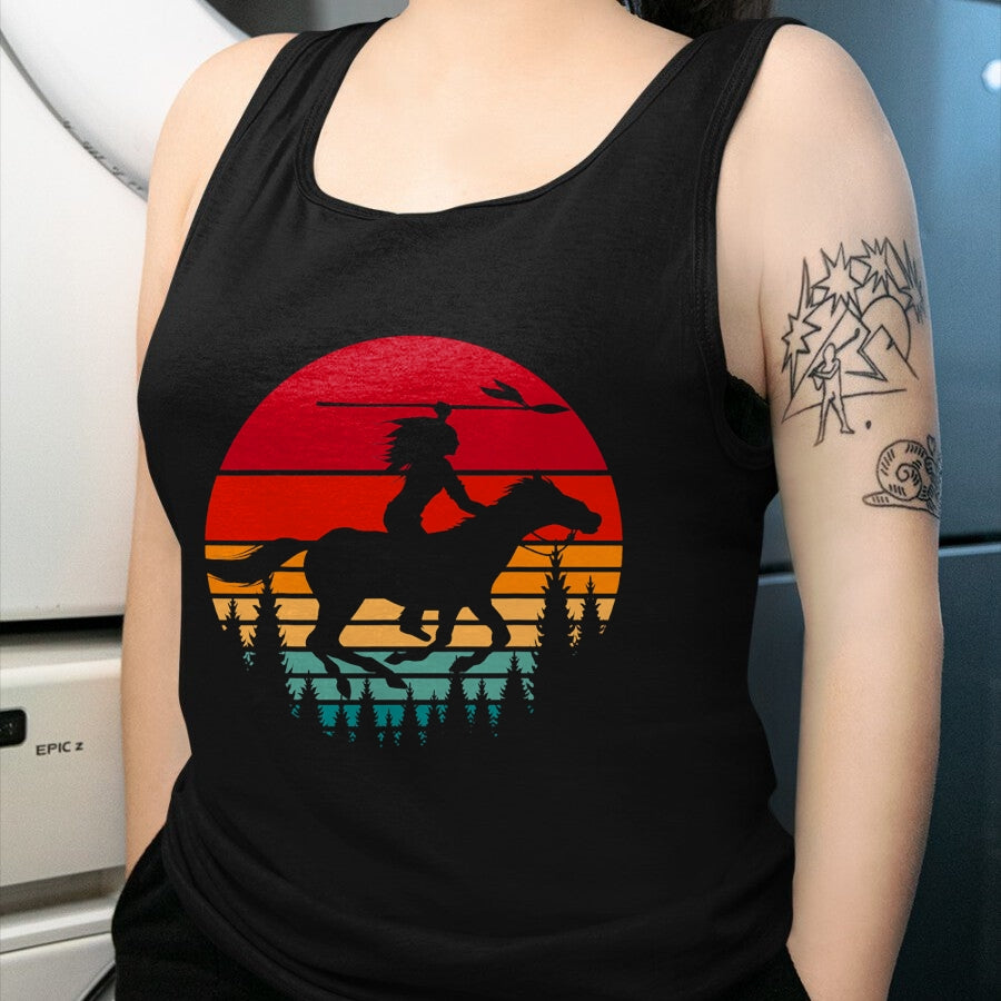 Native American T-Shirts, Vintage Native American Unisex T-Shirt/Hoodie/Sweatshirt HLT00 - Retro Native American Bear Artwork Native American Heritage T-Shirt (1)