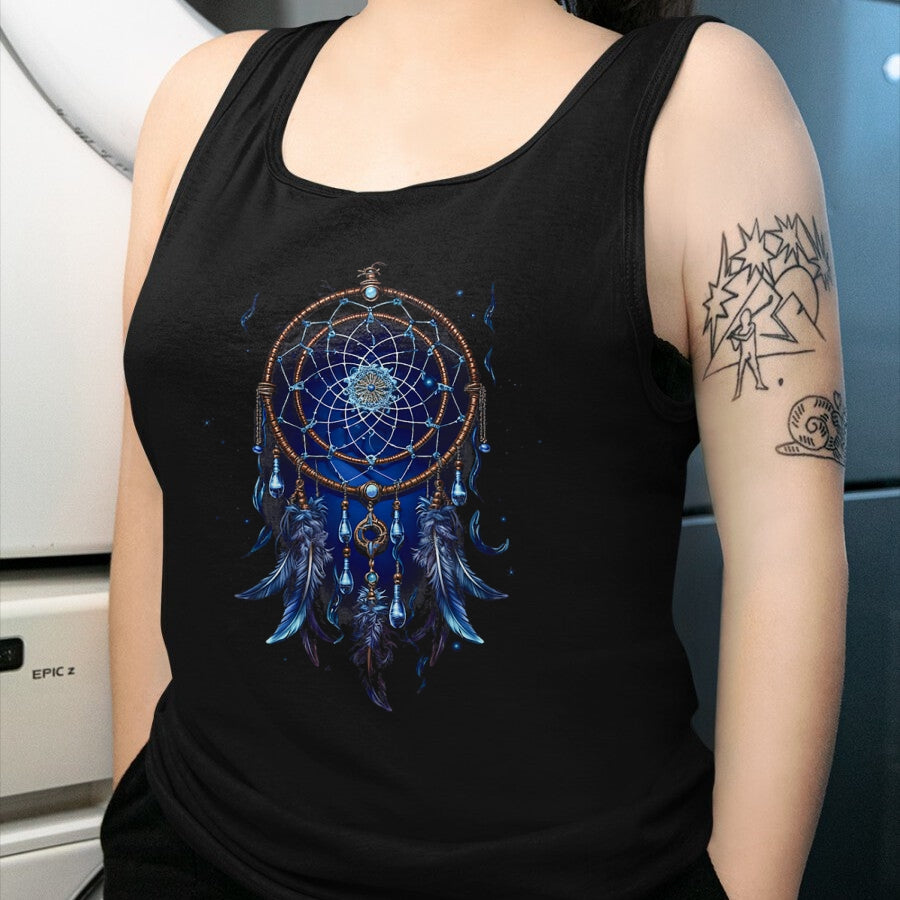 Native American T-Shirts, Vintage Native American Unisex T-Shirt/Hoodie/Sweatshirt HLT00 - Native American Dreamcatcher Indian Design T-Shirt (1)