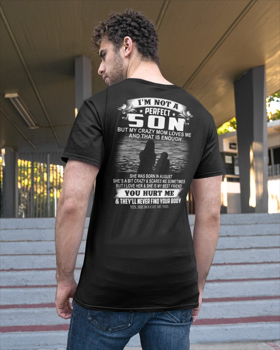 Crazy Mom - August - Perfect gift for your son - FROM WOMAN (SKU07-164-08)