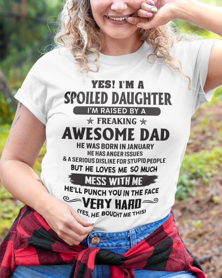 January - Awesome Dad - Perfect gift for your daughter - FROM MAN ccdi01 (SKU07-138-01)