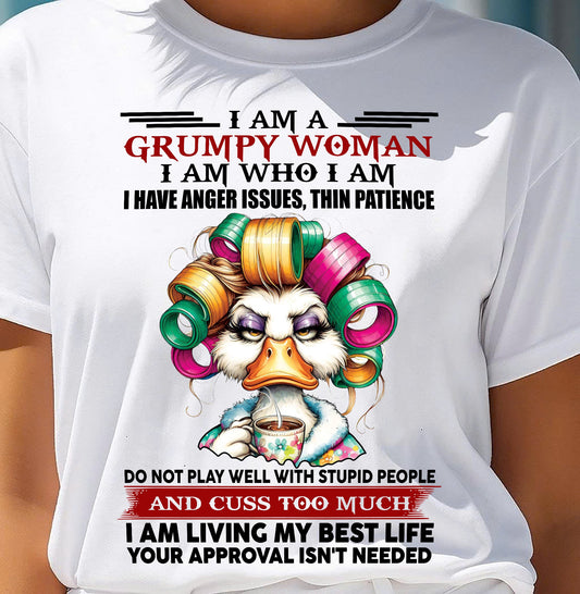 GRUMPY WOMAN - BIRTHDAY SHIRT FOR WOMEN - FMA / CCDI00 (SKU26T-01-22-00)