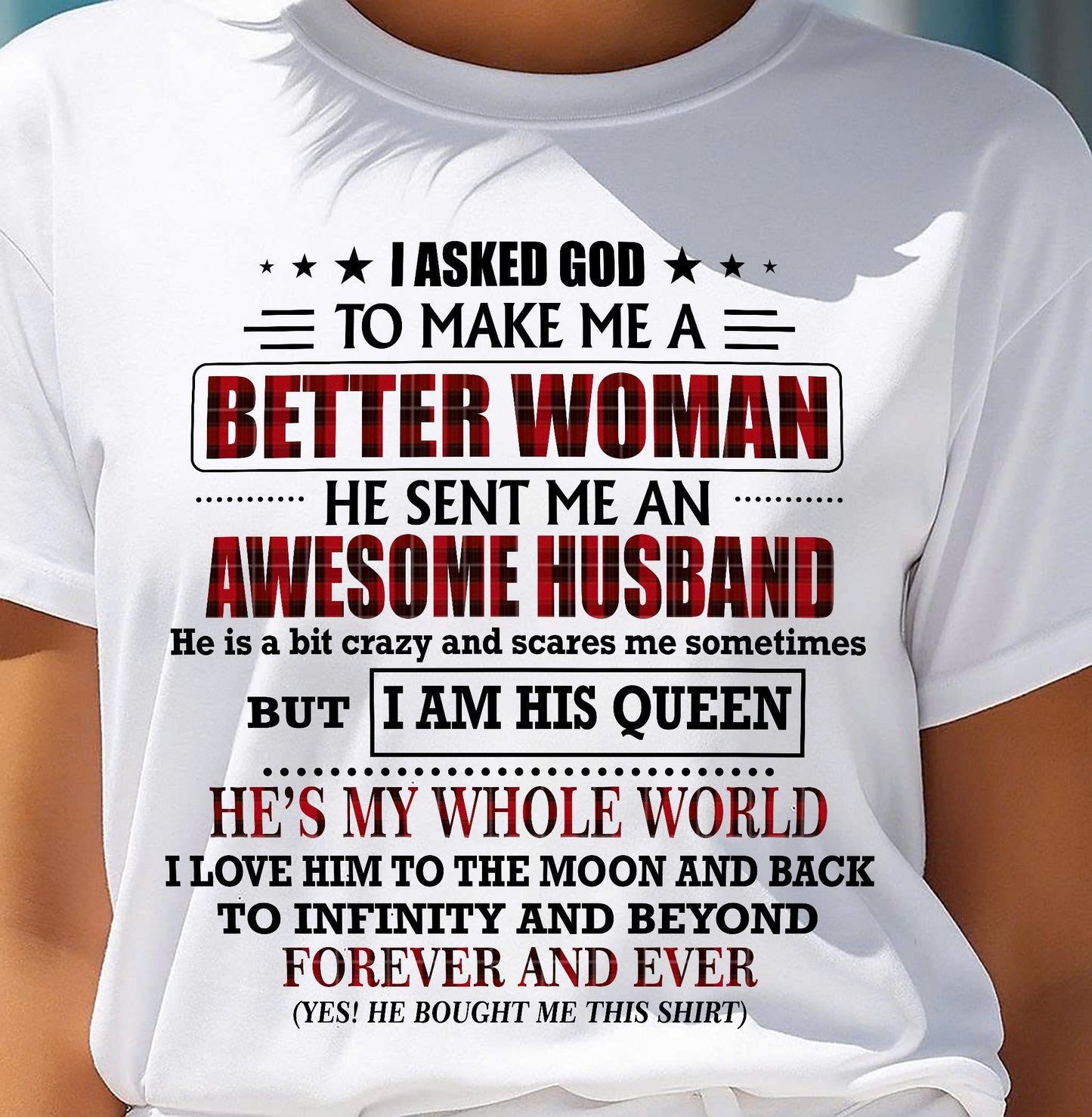 GOD SENT ME AN AWESOME HUSBAND - GIFT FROM HUSBAND - CCDI00 (SKU12-321-00)