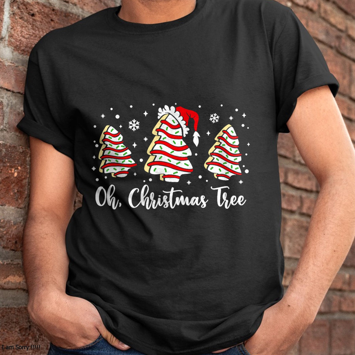 Christmas Shirts for Family, Funny christmas shirts, Christmas Unisex T-Shirt/Hoodie/Sweatshirt HLT00 - Groovy Oh Christmas Tree Cakes Debbie Becky Jen Cake Lovers T-Shirt