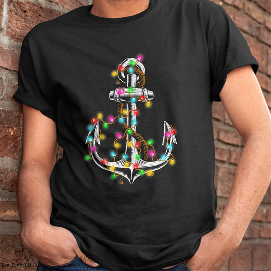 Christmas Shirts for Family, Funny christmas shirts, Christmas Unisex T-Shirt/Hoodie/Sweatshirt HLT00 - Christmas Lights Boating Sailing Cruise Boat Gifts T-Shirt
