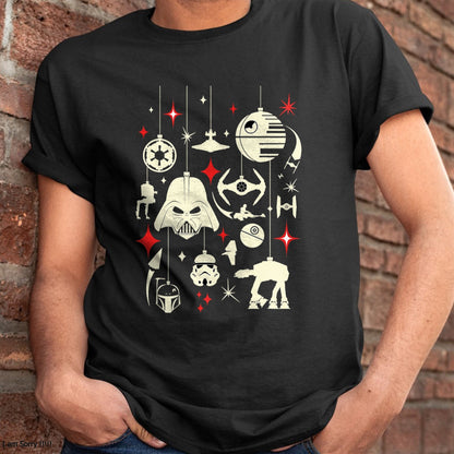 Christmas Shirts for Family, Funny christmas shirts, Christmas Unisex T-Shirt/Hoodie/Sweatshirt HLT00 - Star Wars Galactic Empire Ornaments Holiday T-Shirt