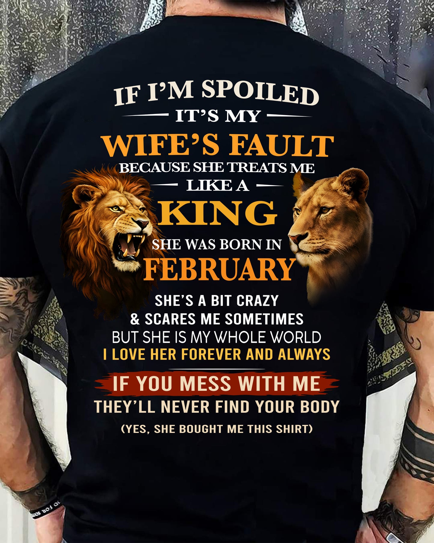 FEBRUARY - SPOILED HUSBAND - GIFT FROM WIFE - CCDI02 (SKU26T-01-60-02)