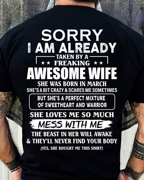 wife March - Perfect gift for your husband - ccdi03 (SKU68-86-03)