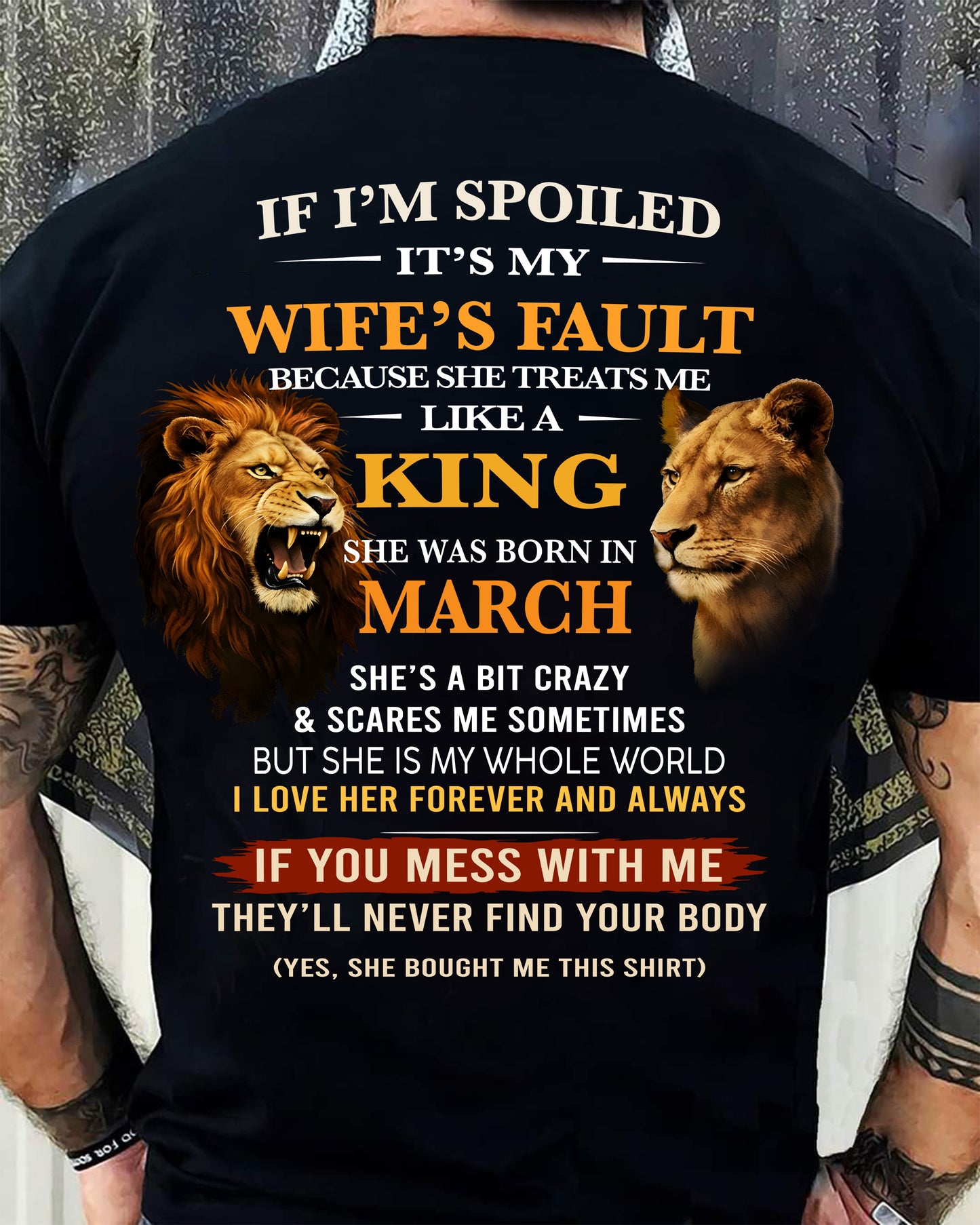 MARCH - SPOILED HUSBAND - GIFT FROM WIFE - CCDI03 (SKU26T-01-60-03)