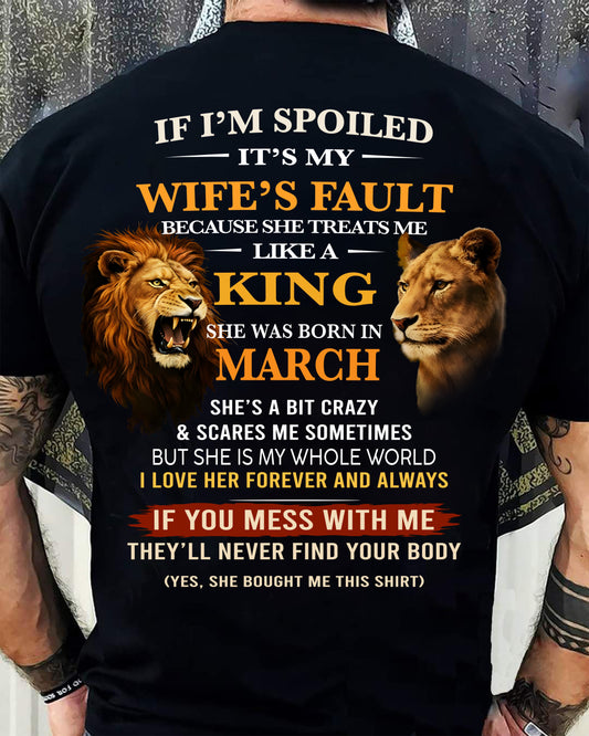 MARCH - SPOILED HUSBAND - GIFT FROM WIFE - CCDI03 (SKU26T-01-60-03)