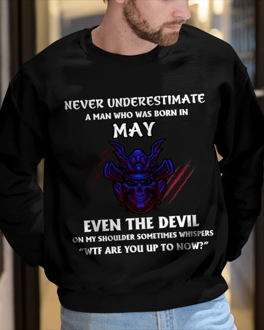 NEVER UNDERESTIMATE A MAN BORN IN MAY ccdi05 male (SKU-S1-05)