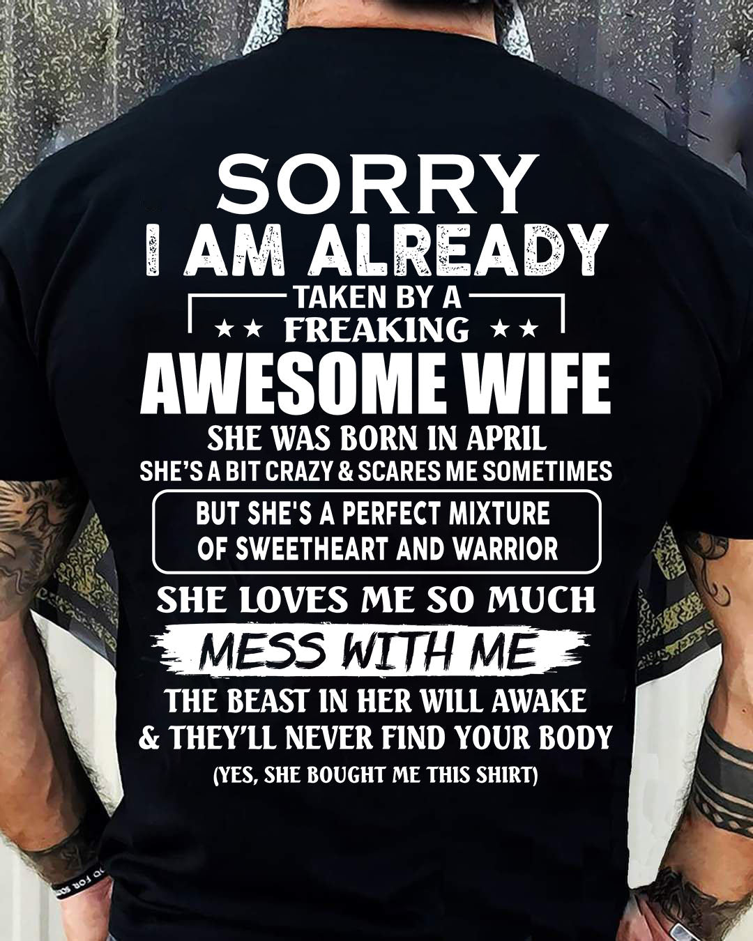 Wife Aril - Perfect gift for your husband - ccdi04 (SKU68-86-04)