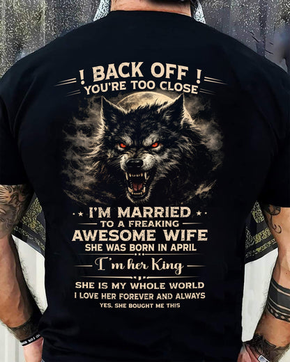 APRIL - BACK OFF! YOU'RE TOO CLOSE - GIFT FROM WIFE - CCDI04 (SKU26T-01-25-04)