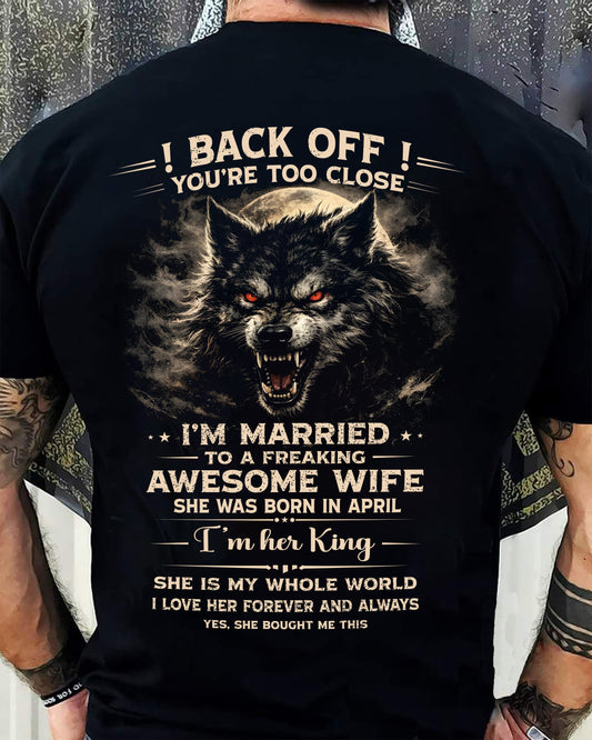 APRIL - BACK OFF! YOU'RE TOO CLOSE - GIFT FROM WIFE - CCDI04 (SKU26T-01-25-04)