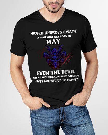NEVER UNDERESTIMATE A MAN BORN IN MAY ccdi05 male (SKU-S1-05)