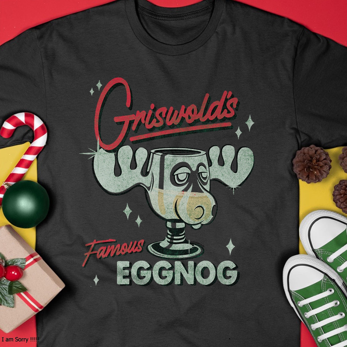 Christmas Shirts for Family, Funny christmas shirts, Christmas Unisex T-Shirt/Hoodie/Sweatshirt HLT00 - National Lampoon's Christmas Vacation Griswold's Eggnog T-Shirt