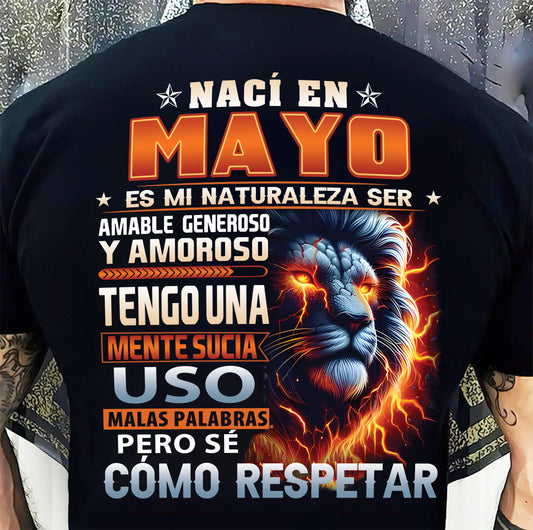 MAYO - MENTE SUCIA PERO SÉ RESPETAR - REGALO DE CUMPLEAÑOS PARA HOMBRES - CCDI05sp (SKU10-68-05)