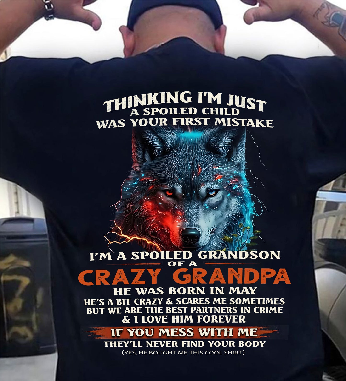 MAY - SPOILED GRANDSON - GIFT FROM GRANDPA - CCDI05 (SKU26T-01-43-05)