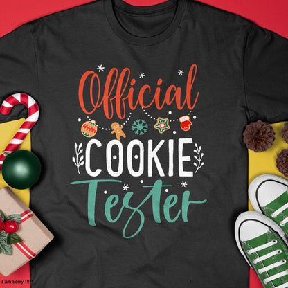 Christmas Shirts for Family, Funny christmas shirts, Christmas Unisex T-Shirt/Hoodie/Sweatshirt HLT00 - Official Cookie Tester Funny Christmas Couples Matching T-Shirt