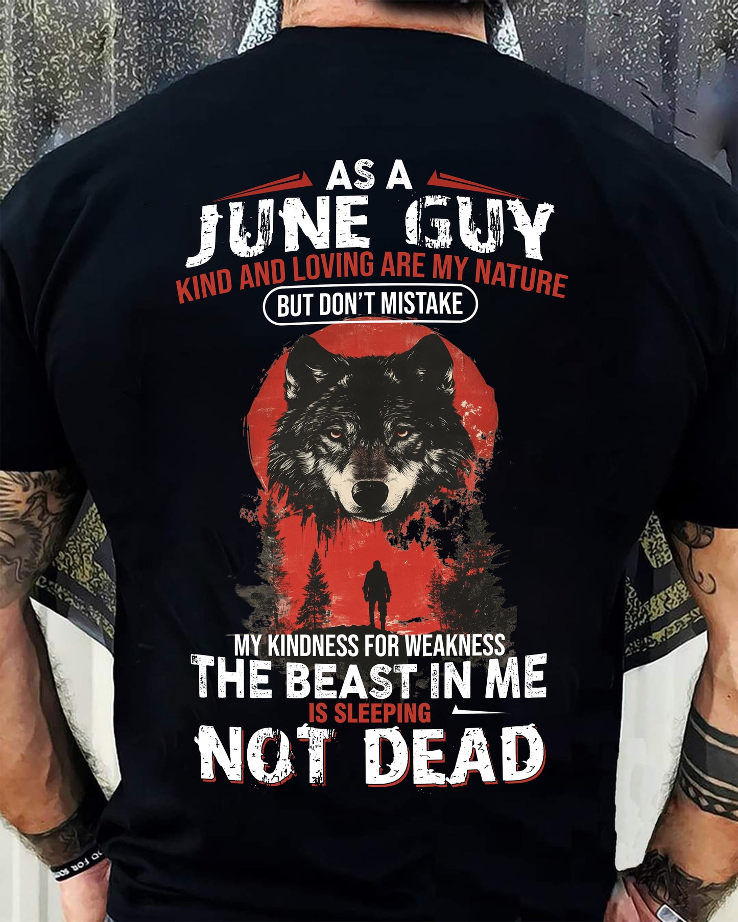 JUNE - KIND AND LOVING ARE MY NATURE - BIRTHDAY T-SHIRT FOR MEN - MALE / CCDI06 (SKU26T-01-17-06)