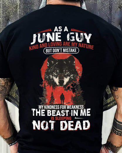 JUNE - KIND AND LOVING ARE MY NATURE - BIRTHDAY T-SHIRT FOR MEN - MALE / CCDI06 (SKU26T-01-17-06)