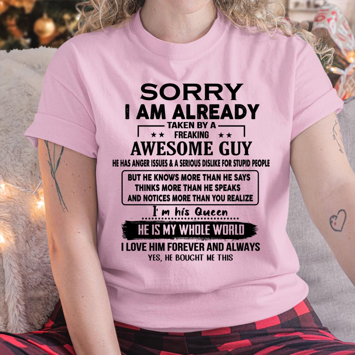 Awesome Guy - Perfect gift for your girlfriend or wife from husband - CCDI00 (SKUT08-11-00)