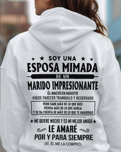 Agosto - Marido impresionante nacido en agosto - Regalo especial para tu esposa - T08 (SKU05-81-08)