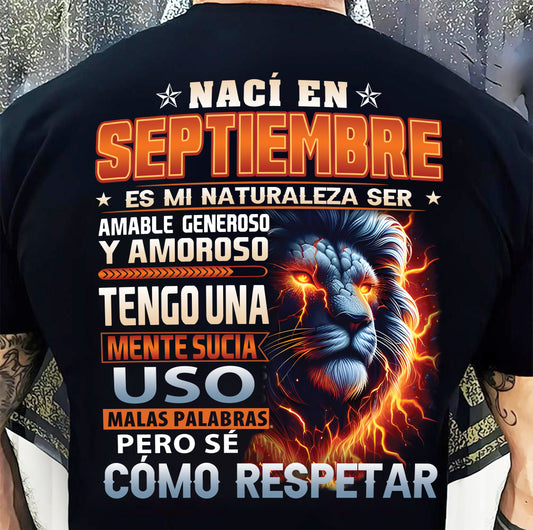 SEPTIEMBRE - MENTE SUCIA PERO SÉ RESPETAR - REGALO DE CUMPLEAÑOS PARA HOMBRES - CCDI09sp (SKU10-68-09)