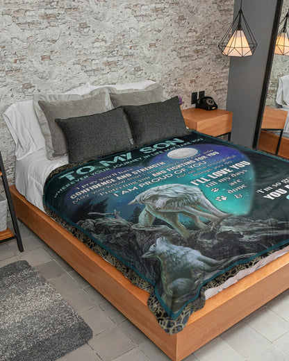 Special Gift For Your Son Blanket - From Mom