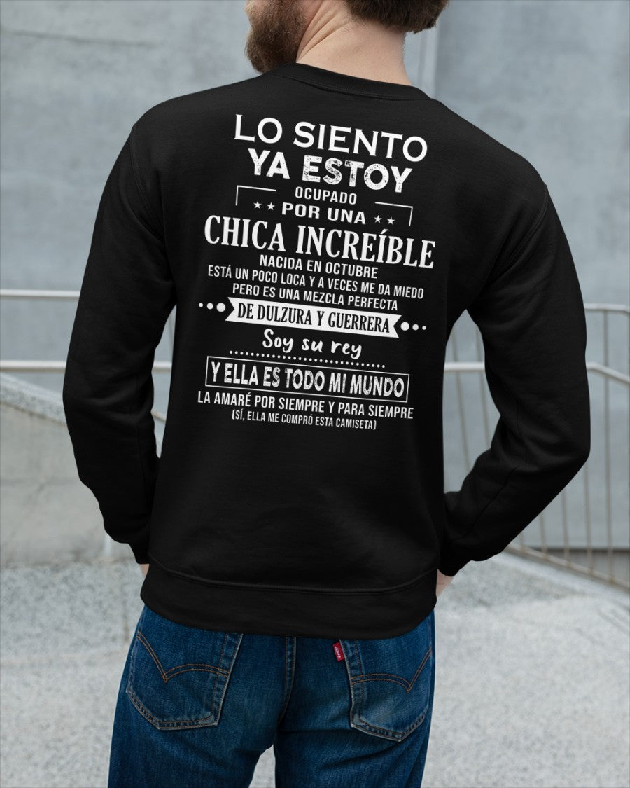 Lo siento chicas, ya estoy pillado - Mi novia está un poco loca y es adorable - Regalo especial para tu novio o esposo - (SKU04-156-10) - CCDI10