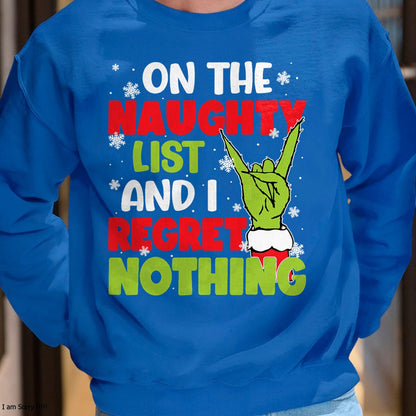 Christmas Shirts for Family, Funny christmas shirts, Christmas Unisex T-Shirt/Hoodie/Sweatshirt HLT00 - Funny Naughty List Christmas Xmas Santa Mens Womens Kids T-Shirt