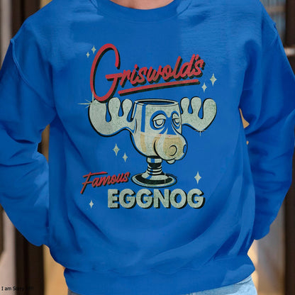 Christmas Shirts for Family, Funny christmas shirts, Christmas Unisex T-Shirt/Hoodie/Sweatshirt HLT00 - National Lampoon's Christmas Vacation Griswold's Eggnog T-Shirt