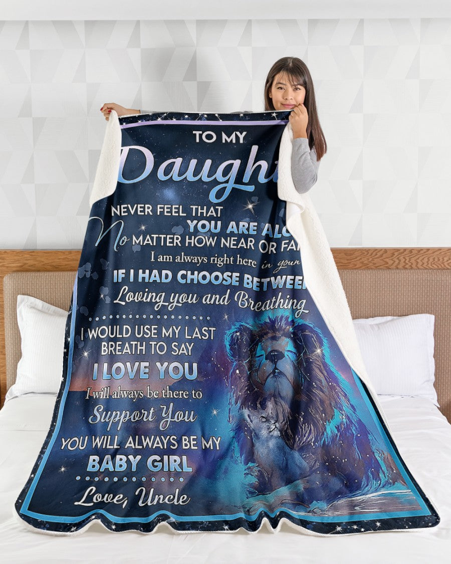 Special Gift For Your Daughter Blanket - From Uncle